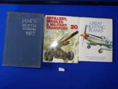 Janes weapons Systems 1977 & Two Other Books