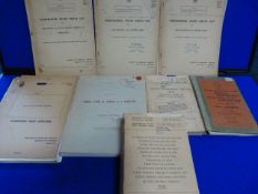 Eight WW2 & Post War Parts & User Manuals