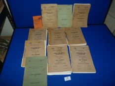 Post War Motorbike User Handbooks