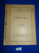 Centurion MK7 User Handbook 1954