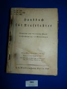 German Vehicle Workshop Manual 1939