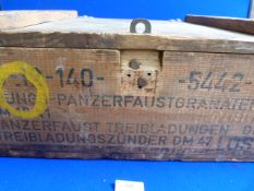 Wooden Panzerfaust Bomb Crate