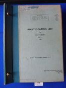 Identification List for MK3 Centurion Tank 1949