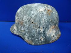 Repainted Relic Condition WW2 German Helmet