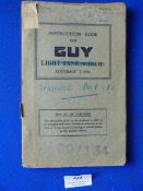 Instructions Manual for Guy Light Wheeled Tank