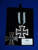 Reproduction WW1 Iron Cross & Another (AF)