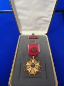 Original US Medal Box with Canadian Issue Legion Of Merit Medal