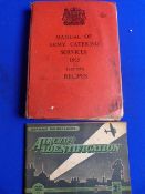Army Catering Service Recipes, and Aircraft Identification Booklet
