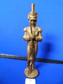 Brass Napoleonic Figurine ~28cm tall