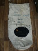 RASC Kit Bag with Hand Written Record of Countries Served in and a Beret
