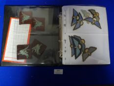 Photo Album Containing a Number of Parawings & Pegasus Patches