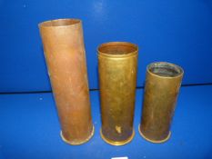 3 Shell Cases 1917, 1952 etc