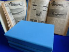 Seven Volumes of Aeroplane Spotter 1940's, and Volume of Flight dated 1942