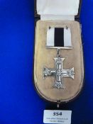 Original Military Cross Box with Reproduction Medal