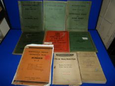 Nine WW2 Military Manuals