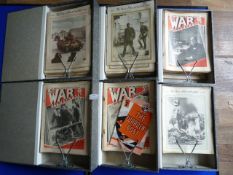 Six Box Files of The War Illustrated ~35 Issues per Box