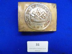 Third Reich Carpenter's Guild Buckle