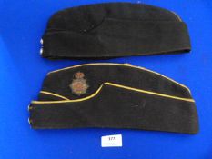 Two British Side Caps RCT & RE
