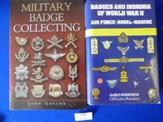 Two Books on Military Badges & Insignia