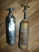 Two Vintage Fire Extinguishers