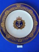 Royal Navy Submarine Plate 1901-1976 - Spode Bone China