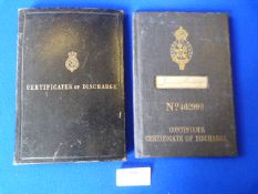 Discharge Papers and Ephemera for Hull Based Merchant Seaman 1890's to Early 20th Century