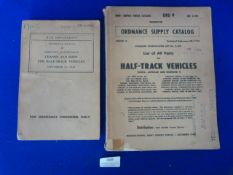 Half Track Vehicle Manuals 1942 & 1944