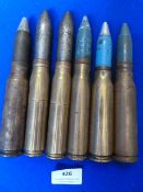 Six Inert 20 x 30mm Rounds
