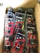 * Approx 13 master padlocks and keys mainly brand new