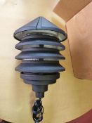 *1500BKT Textured Black Light Fitting