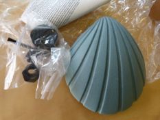 *Textured Verdigris Shell Design Light Fitting K-15031