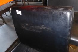 * good quality black and chrome gas lift chair