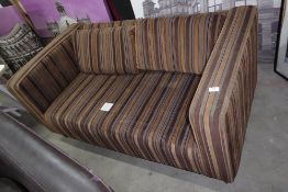 * 2 seater striped sofa
