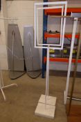 * pair of A2 'bus stop style' poster stands