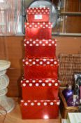 Six Stackable Gift Boxes