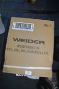 *Weider Dumbbell Kit