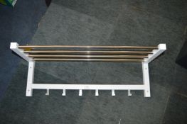 *Wall Mounted Coat Rack and Shelf