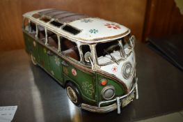 Metal Camper Van Ornament