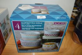 *Signature 4pc Microwavable Bowl Set