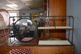 Wall Mirror and Shelf Unit
