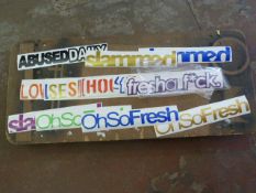 *Twenty Assorted Car Stickers