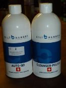 *500ml of Bilt Hamber Auto QD Finishing Dressing, and 500ml of Cleansing Polish