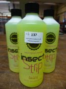 *3x 500ml of Infinity Wax Insect Strip