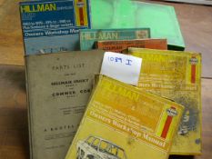 Workshop Manual for Hilman, Husky Imp, Hunter & Avenger