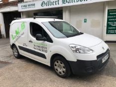 *Peugeot Partner Van Reg: FY63 URM, MOT: Dec 2021, Mileage: 93199
