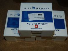 *3x 200g Bilt Hamber Clay Bars