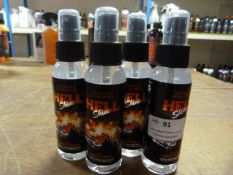 *4x 100ml of Hell Shine Ghost Rider Sprays