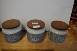 Three Hornsea Pottery Tapestry Design Coffee, Tea