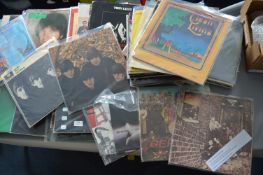 100 Rock LP Records; The Beatles, Joy Division, The Who, Pink Floyd, U2, Rush, Hendrix, Rolling Ston