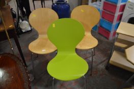 Three Stackable Chairs